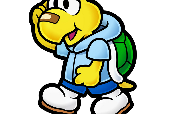 Représentation imageographique du personnage de Koopek dans le hit hideo game Paper Mario 2, servant de sona au sire Koopek